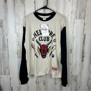 PacSun | Stranger Things Long Sleeve Tee Hellfire Club NWT